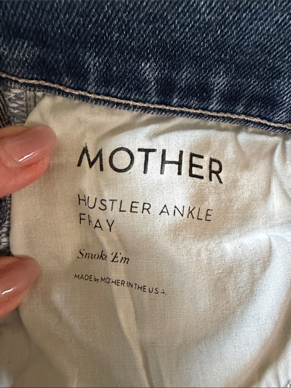 MOTHER Light Blue Cropped Ankle Jeans - Picture 6 of 7